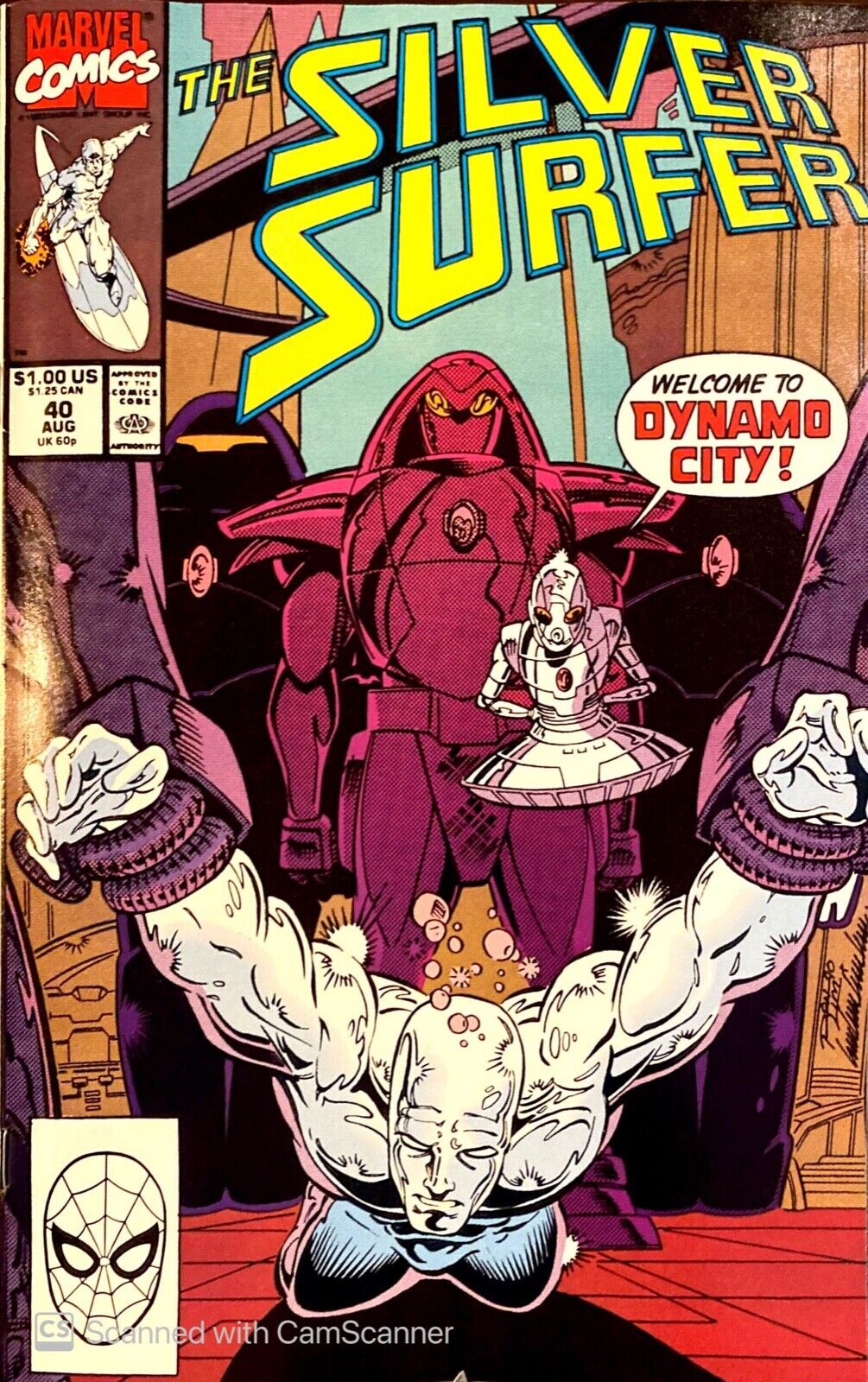 Marvel Comics Silver Surfer #40 Copper Age 1990