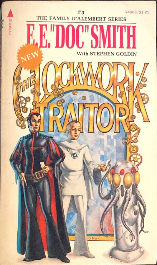 The Clockwork Traitor by E.E. Doc Smith 1977 Pyramid Paperback Family D'Alembert