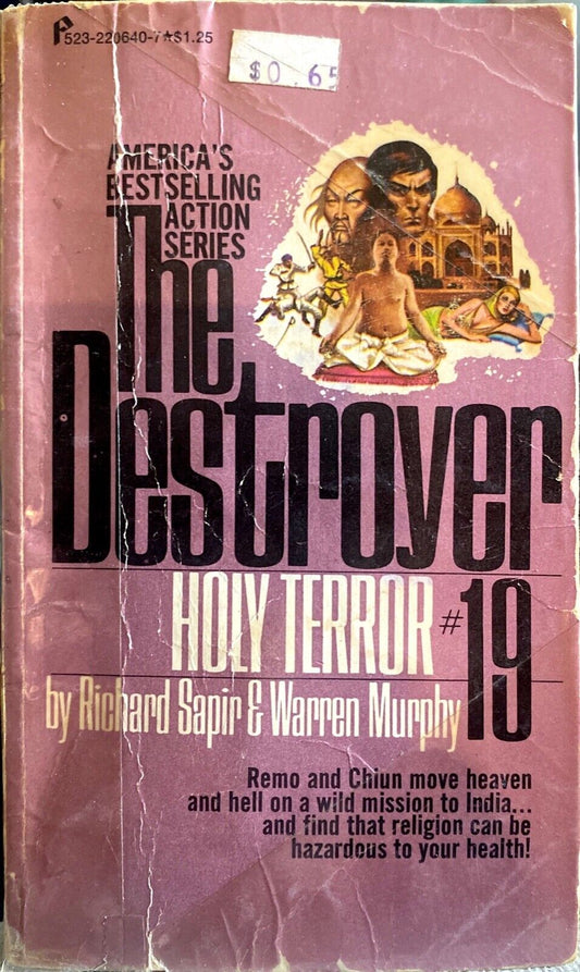 The Destroyer #19 Holy Terror by Warren Murphy & Richard Sapir 1975