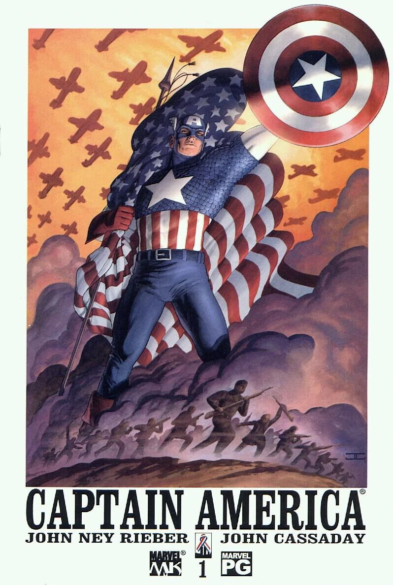 Marvel Comics Captain America #1 Modern Age 2002