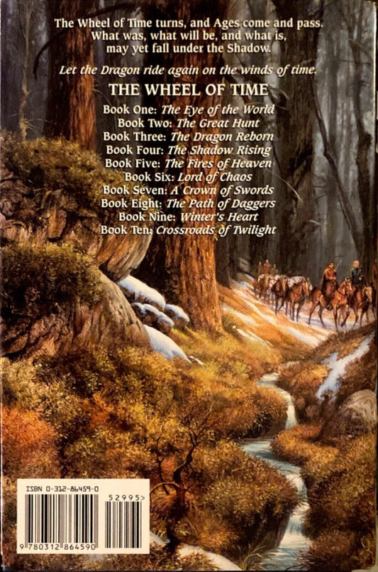 Crossroads of Twilight by Robert Jordan 2003 Tor Hardcover Wheel of Time Book 10