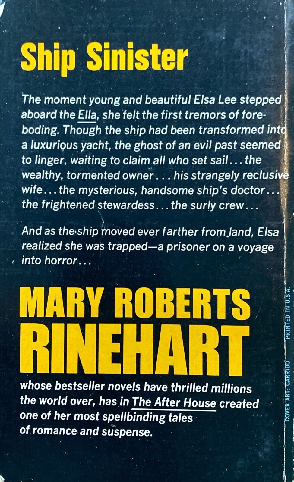 The After House by Mary Roberts Rinehart 1969 Dell 0044 Paperback First
