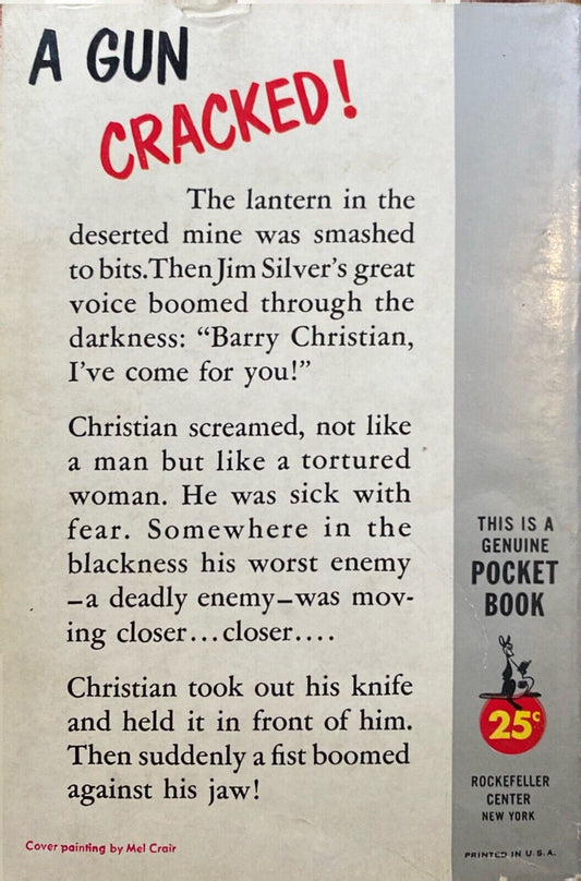 The False Rider by Max Brand 1956 Pocket 1122 Paperback First