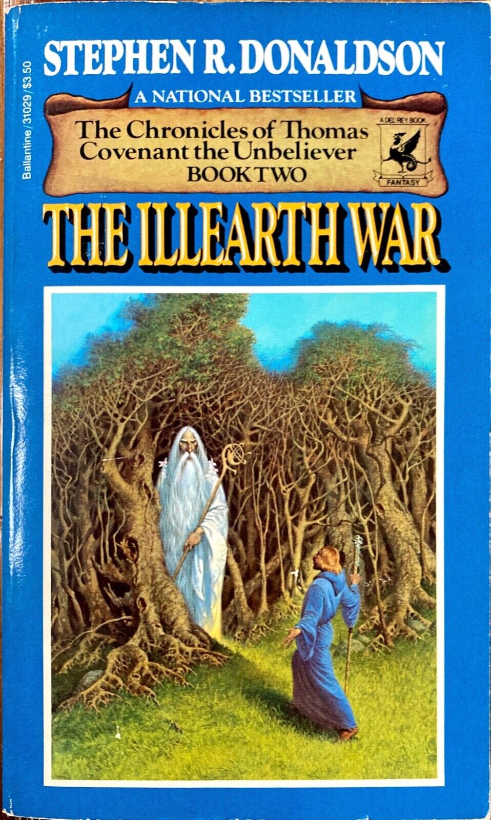 The Illearth War by Stephen R. Donaldson 1983 Ballantine Del Rey Paperback