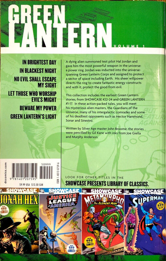 DC Showcase Presents Green Lantern 2005 Volume 1 Paperback
