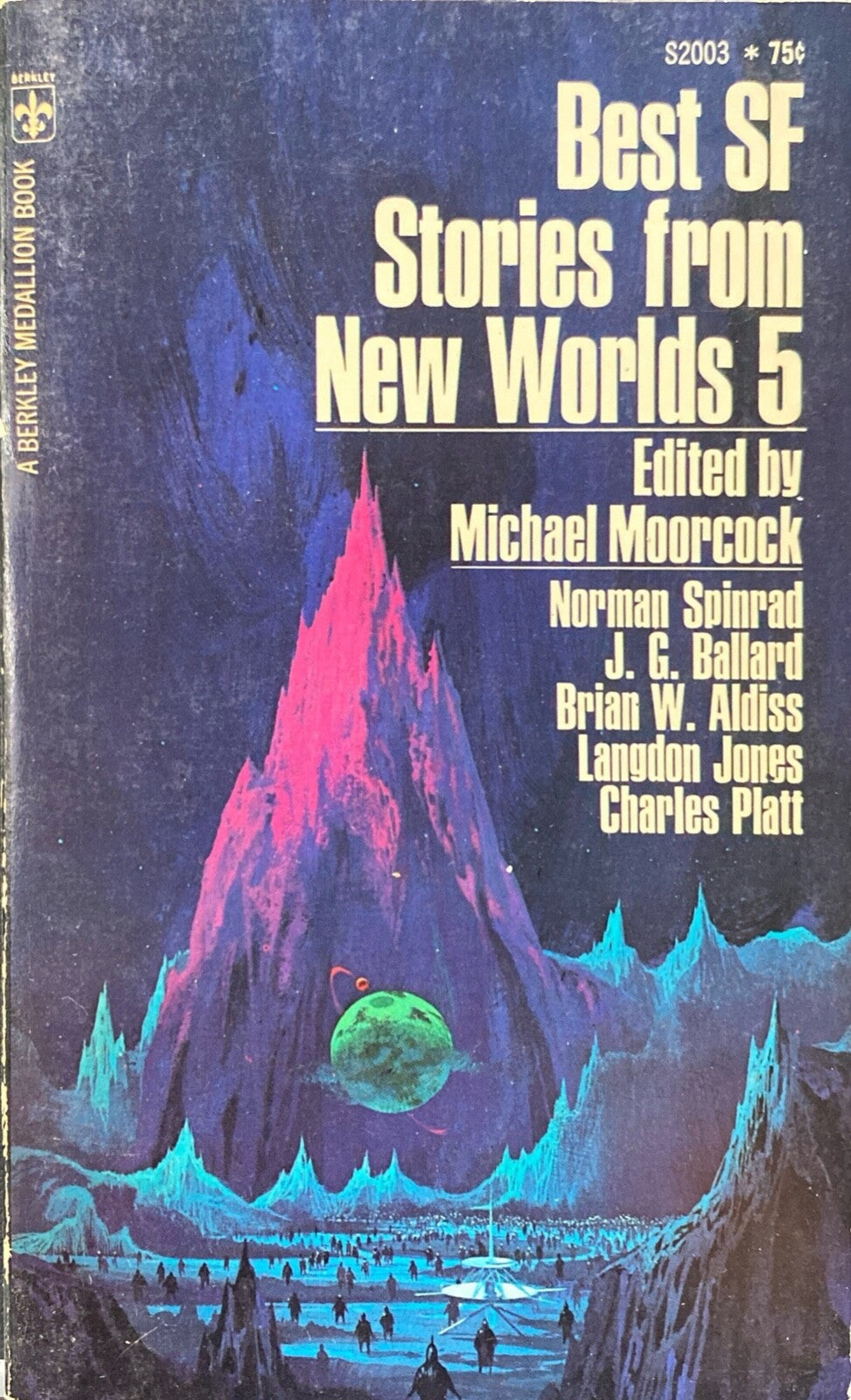 The Best SF Stories From New Worlds 5 ed. by Moorcock 1969 Berkley S2003 PB