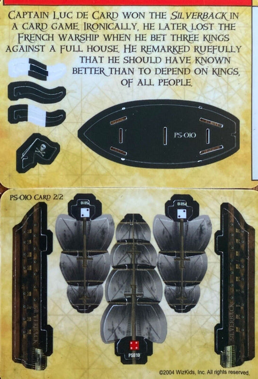 WizKids Pirates CSG of the Spanish Main PS-010 Silverback