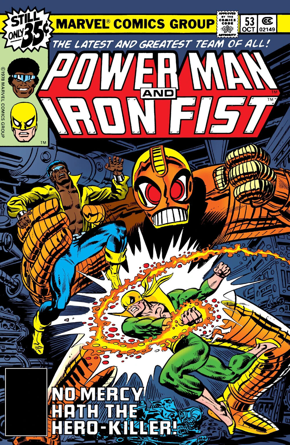 Marvel Comics Power Man and Iron Fist #53 Bronze Age 1978