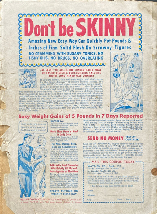 Texas Rangers Pulp Magazine July 1954 Jackson Cole