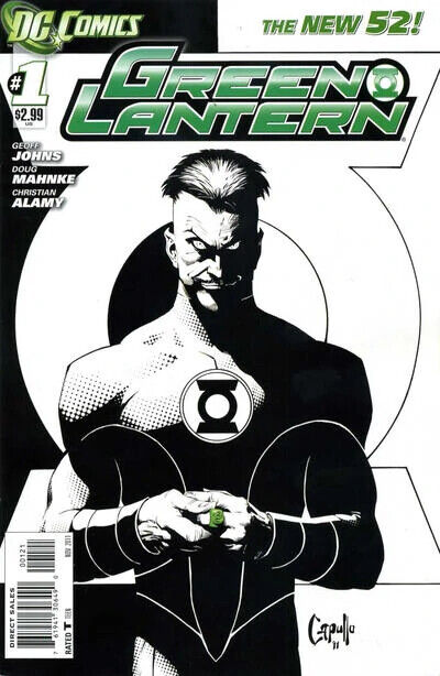 DC Comics Green Lantern #1 Capullo Variant Modern Age 2011