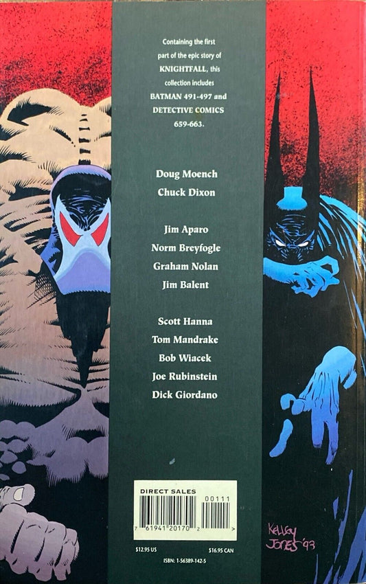 DC Comics Batman Knightfall Part One: Broken Bat 1993 Trade Paperback