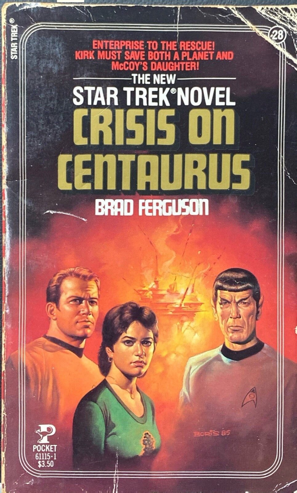 Star Trek #28: Crisis on Centaurus by Brad Ferguson 1986 Pocket Paperback