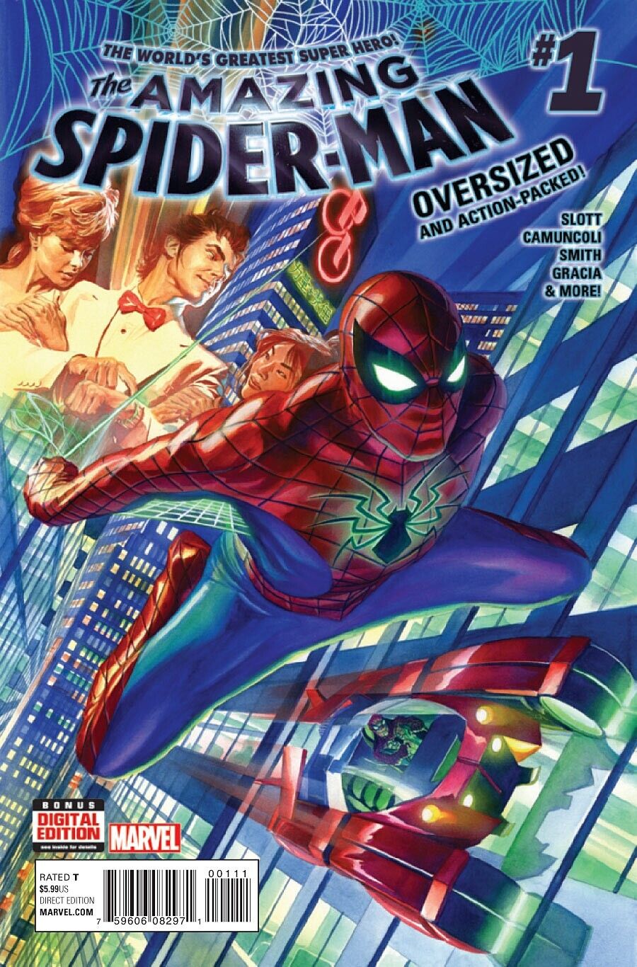 Marvel Comics Amazing Spider-man #1 Modern Age 2015 Variant