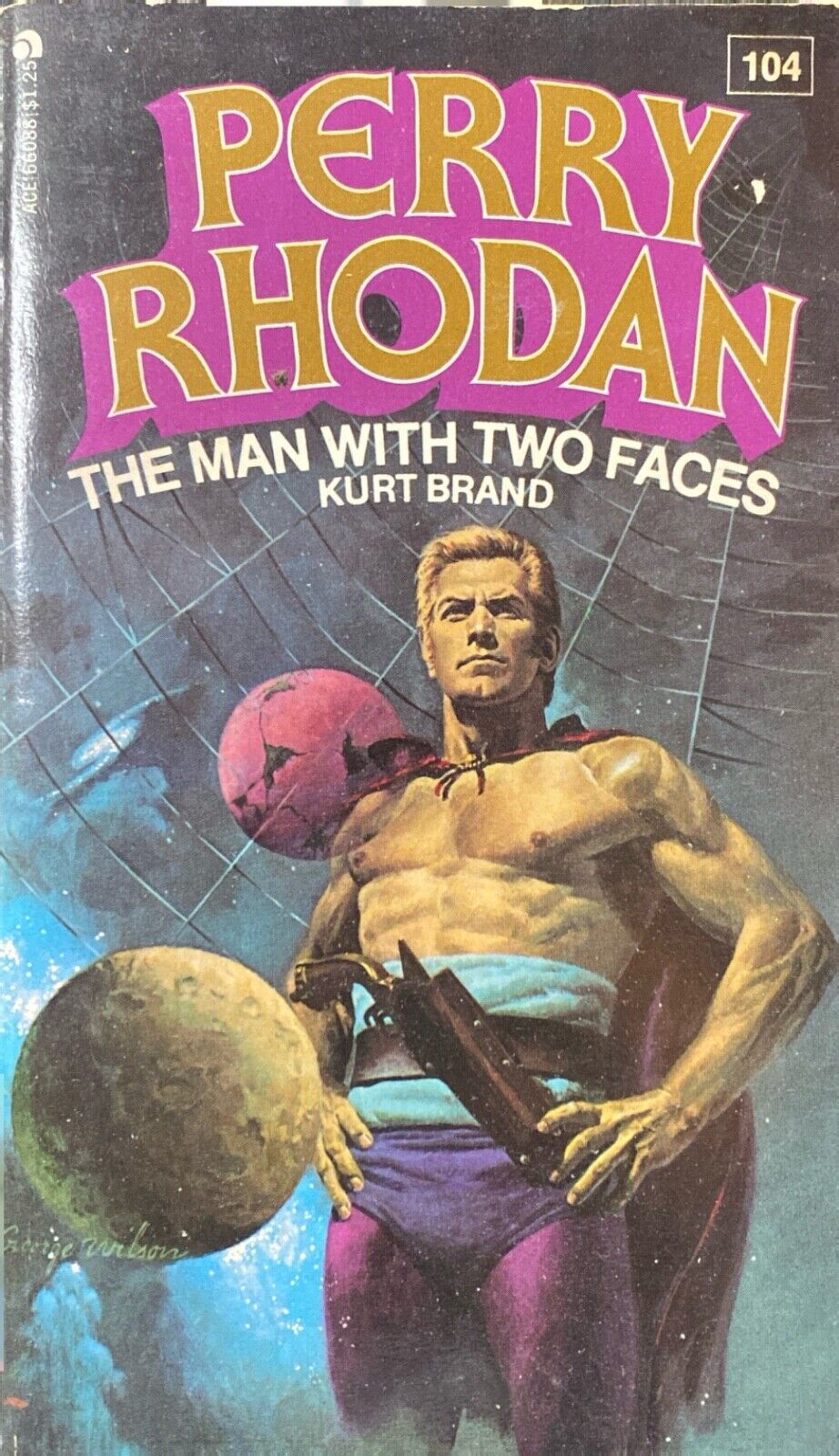 Perry Rhodan #104: The Man With Two Faces by Kurt Brand 1976 Ace Paperback