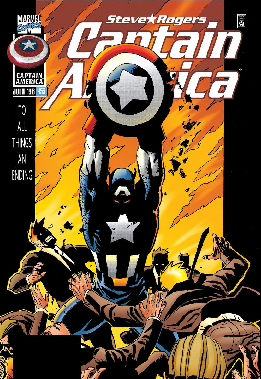 Marvel Comics Captain America #453 Modern Age 1996