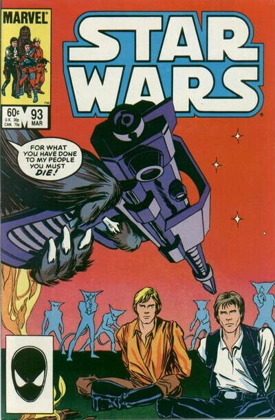 Marvel Comics Star Wars #93 Copper Age 1985
