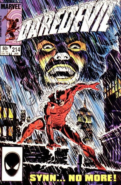 Marvel Comics Daredevil #214 Copper Age 1985