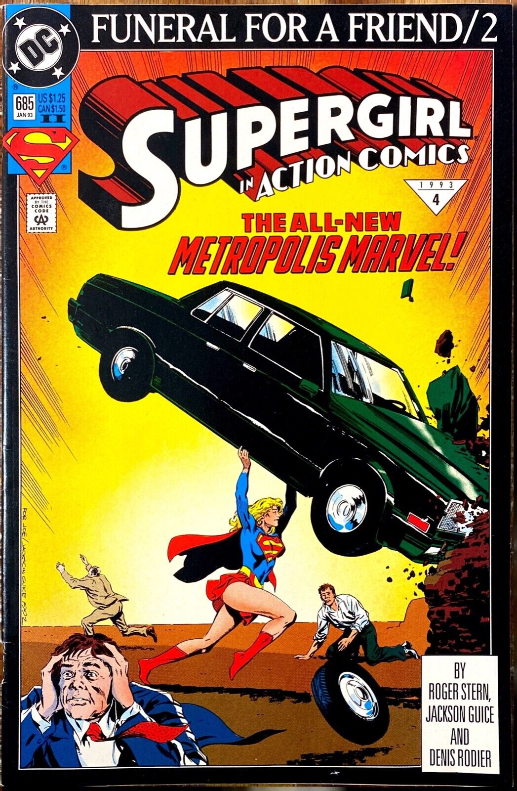 DC Comics Action Comics #685 Modern Age 1993 Second Print Supergirl