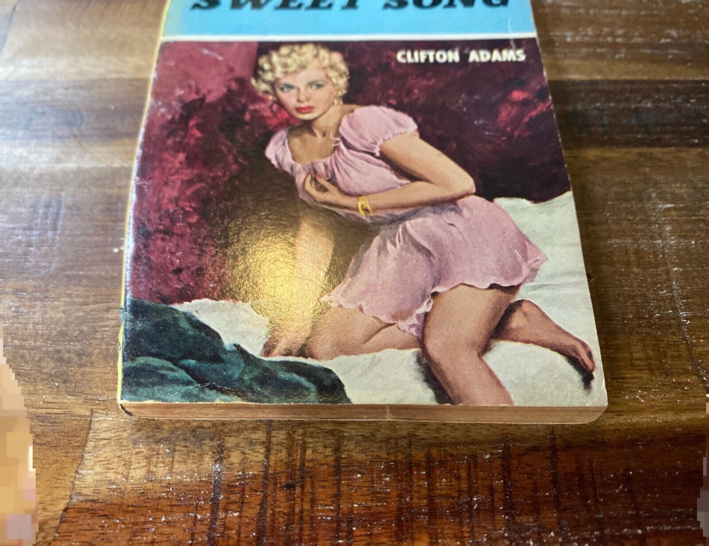 Death's Sweet Song by Clifton Adams 1955 Fawcett Gold Medal 483 Paperback