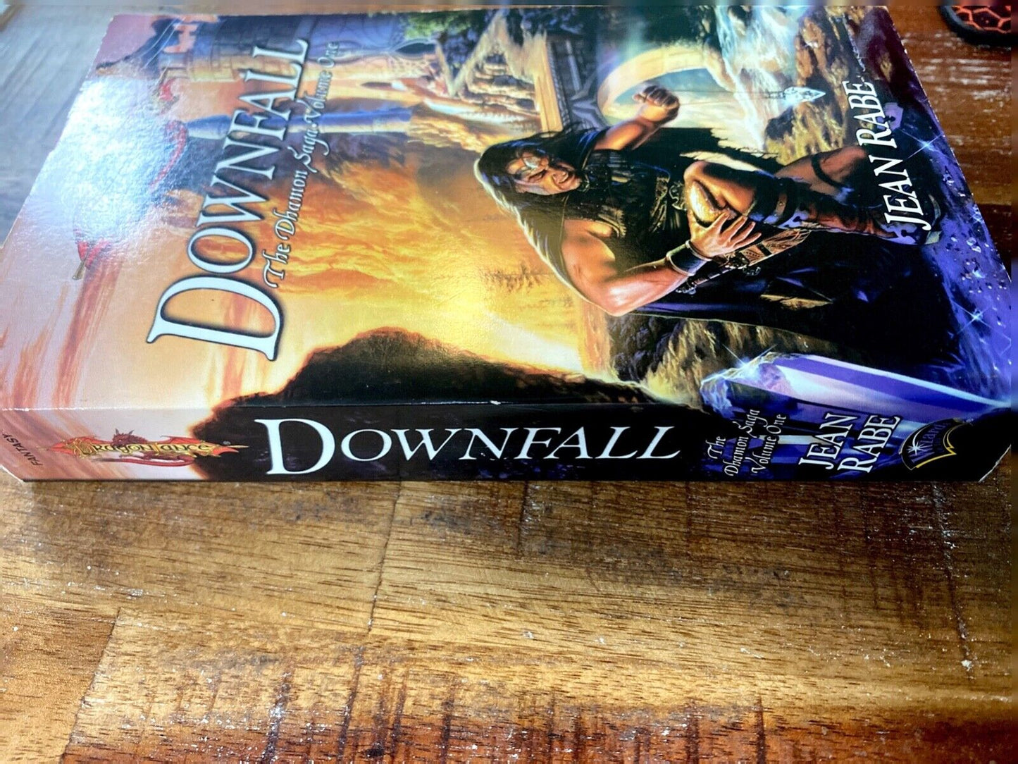 Downfall by Jean Rabe Wizards of the Coast Paperback Dhamon Saga Dragonlance