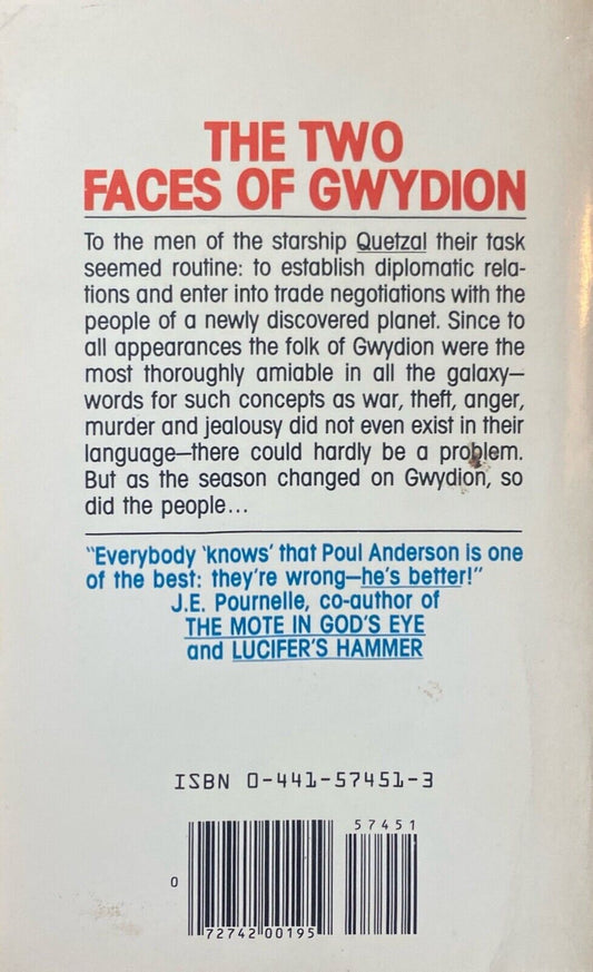 The Night Face by Poul Anderson 1981 Ace Paperback
