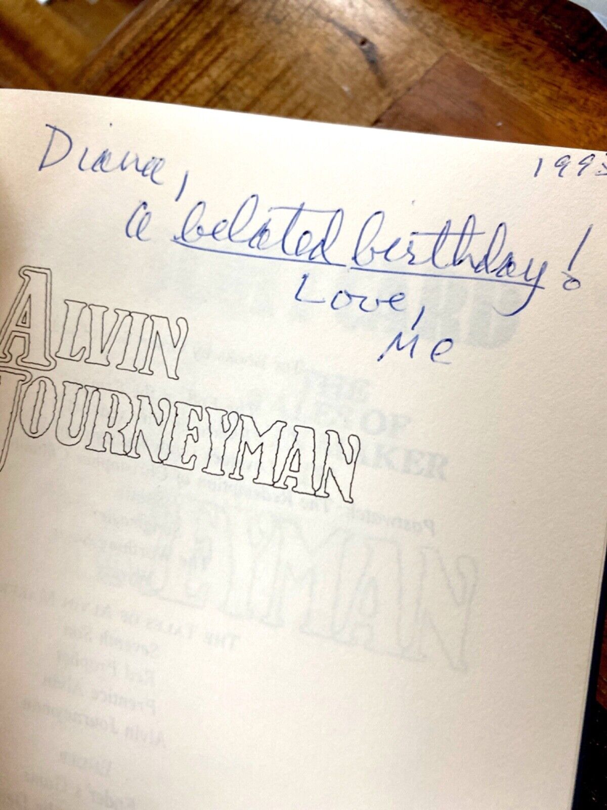 Alvin Journeyman by Orson Scott Card 1995 Tor Hardcover First Edition