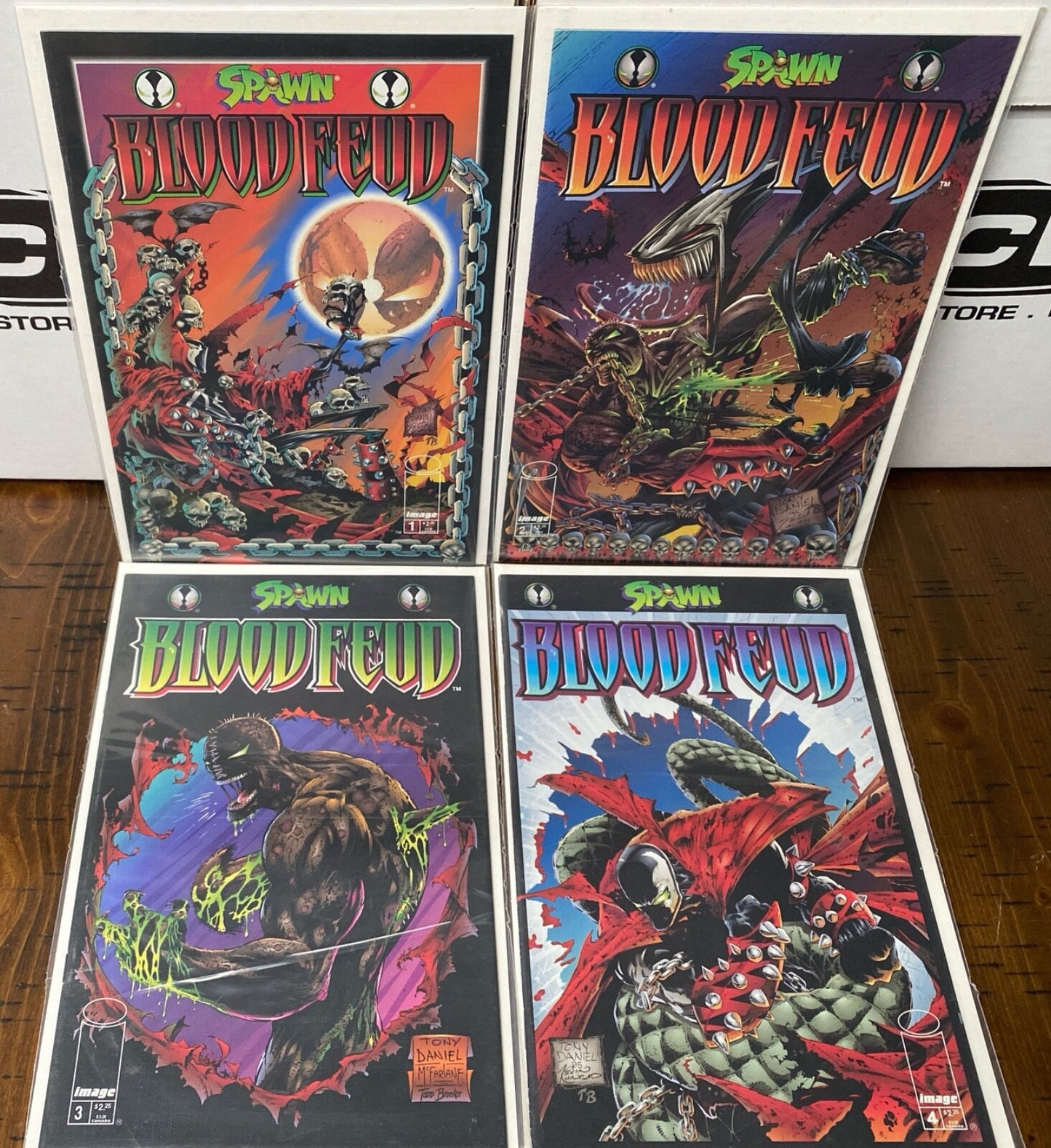 Image Comics Spawn Blood Feud #1-4 Modern Age 1995 Complete
