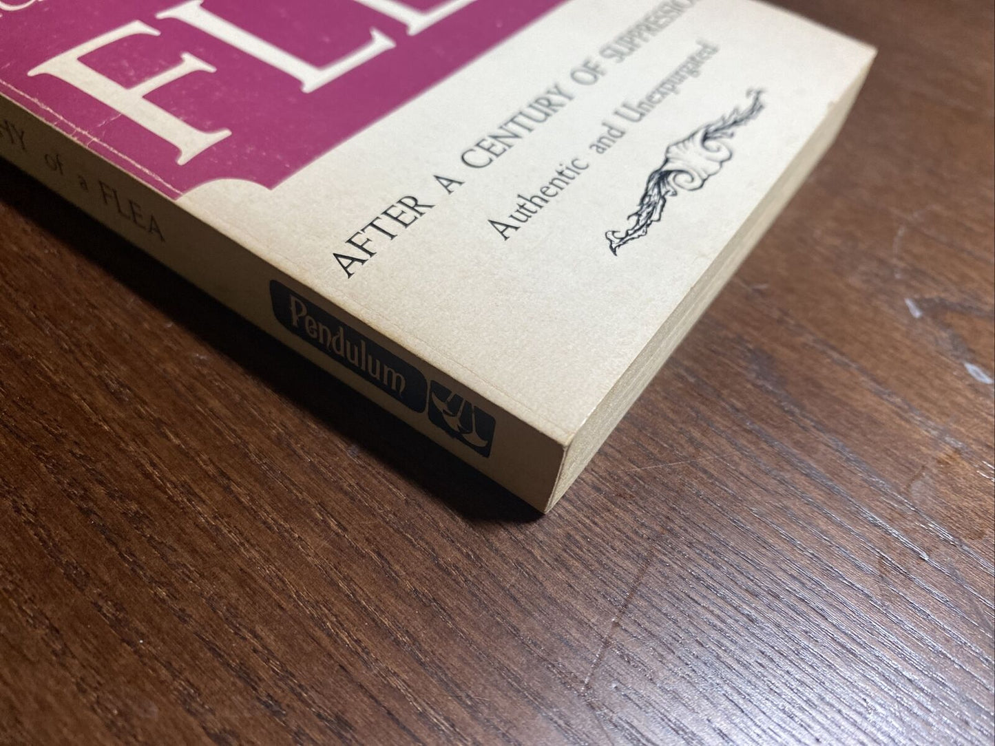 Autobiography of a Flea by Anonymous 1968 Pendulum Paperback