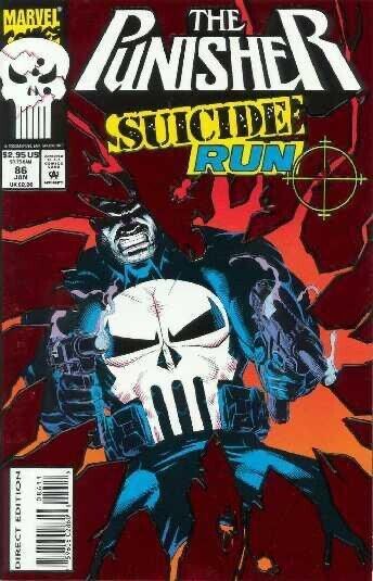 Marvel Comics The Punisher #86 Modern Age 1994 Suicide Run Newsstand