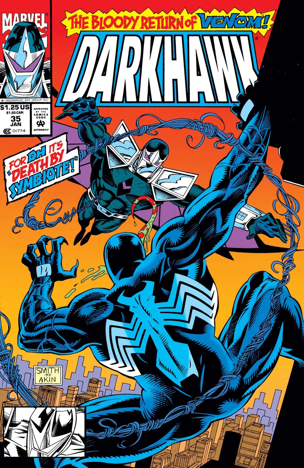 Marvel Comics Darkhawk #35 Modern Age 1994 Venom
