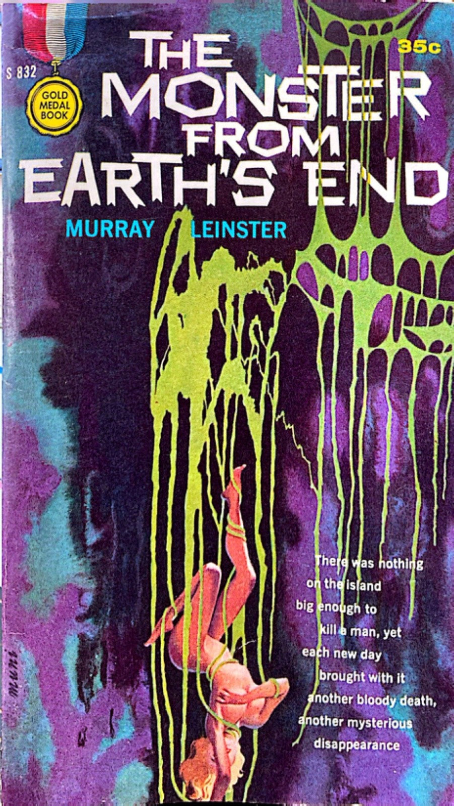 The Monster From Earth's End by Murray Leinster 1959 Fawcett S 832 Paperback