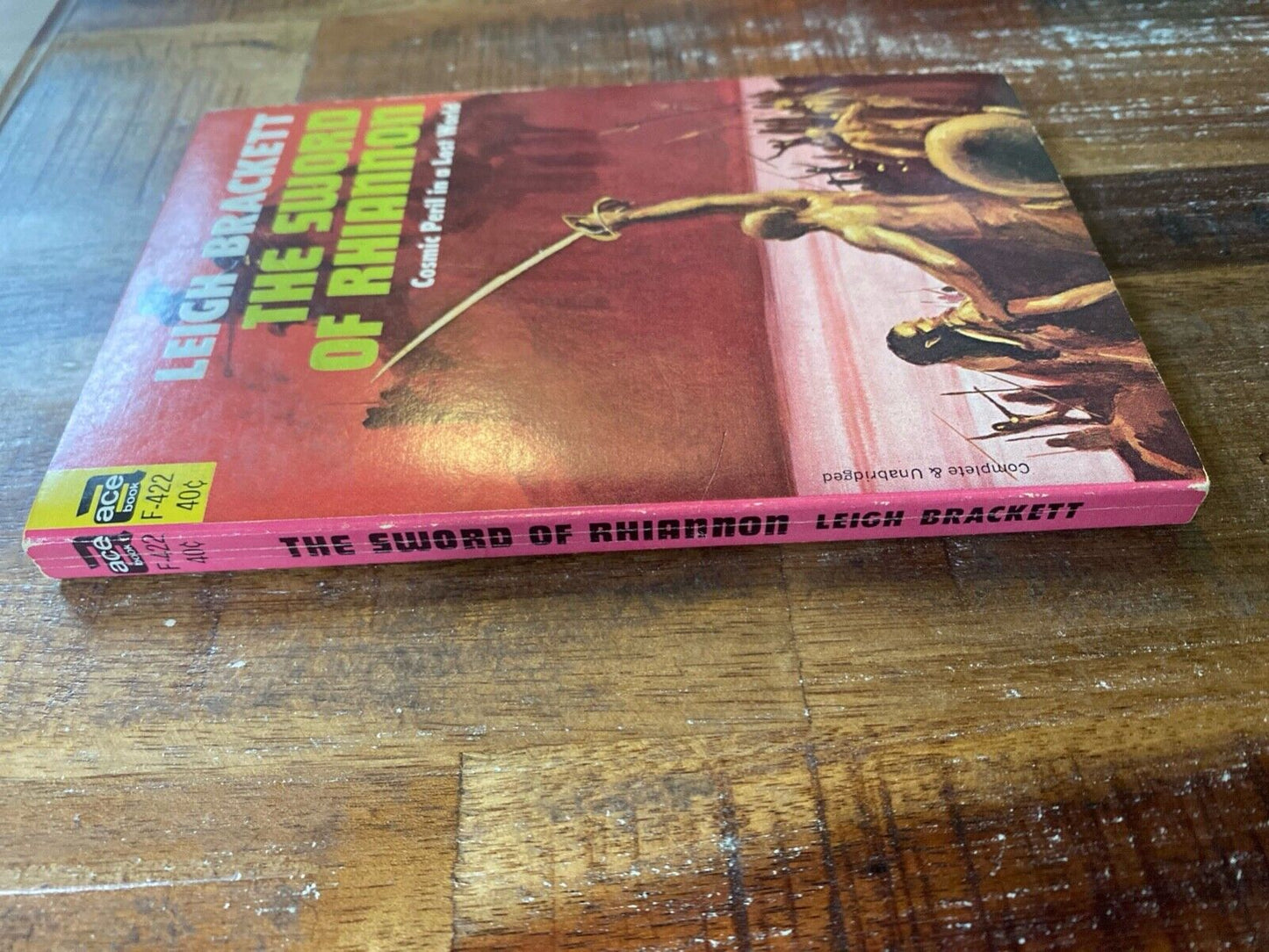 The Sword of Rhiannon by Leigh Brackett 1953 Ace F-422 Paperback