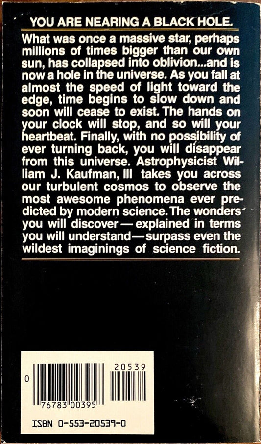 Black Holes and Warped Spacetime by William J. Kaufmann, III Bantam Paperback