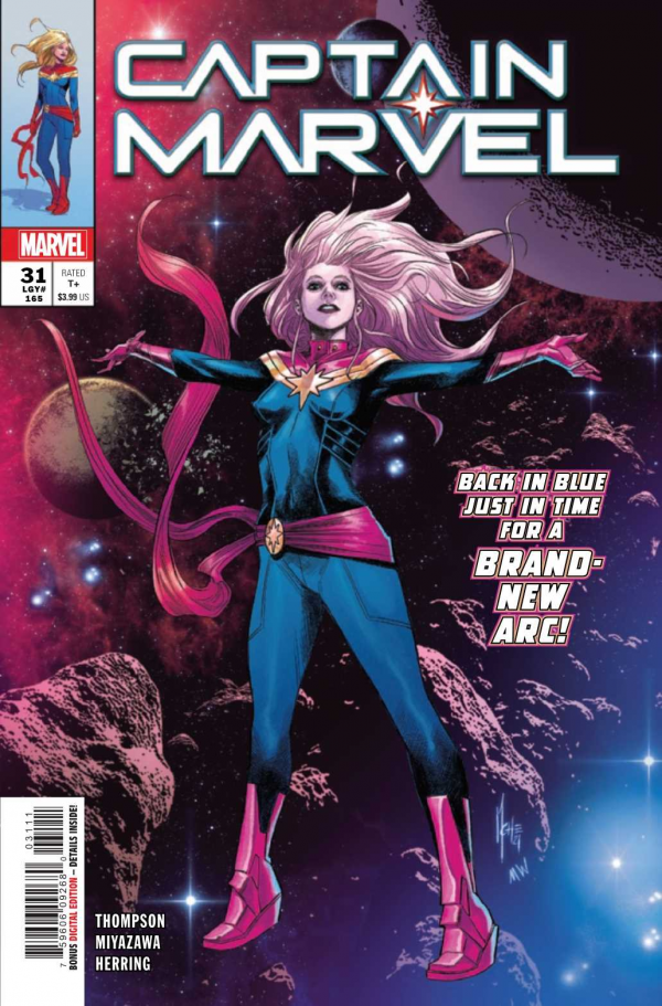 Marvel Comics Captain Marvel #31 (Legacy #165) Modern Age 2021