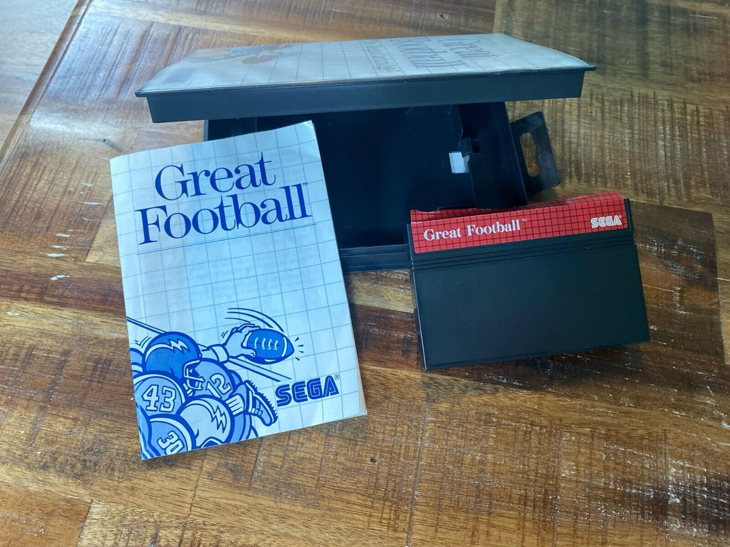 Great Football: The Mega Cartridge Sega Master System Complete Box Manual
