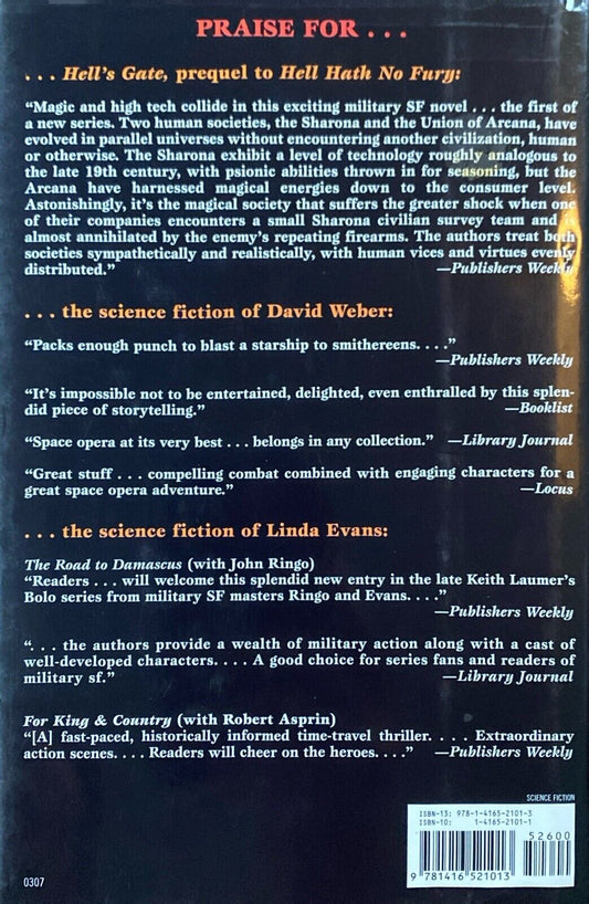 Hell Hath No Fury by David Weber & Linda Evans 2007 Baen Hardcover