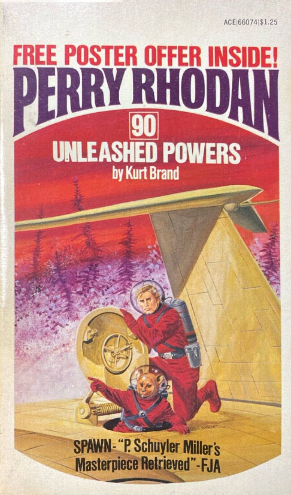 Perry Rhodan #90: Unleashed Powers by Kurt Brand 1976 Ace Paperback