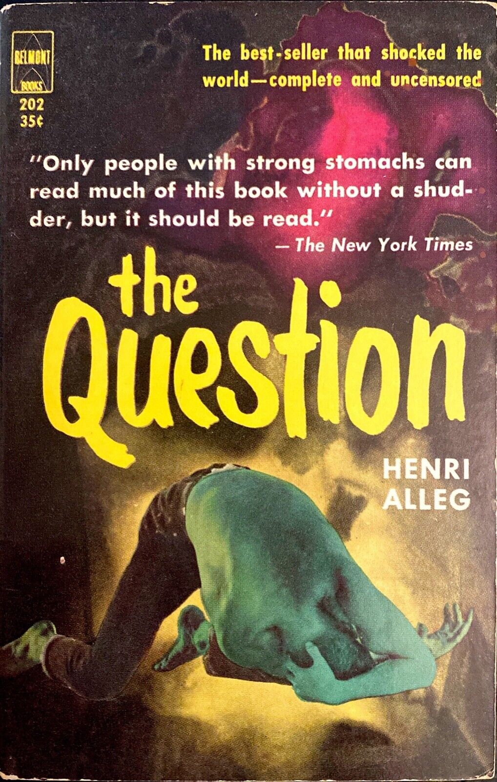 The Question by Henri Alleg 1958 Belmont 202 Paperback