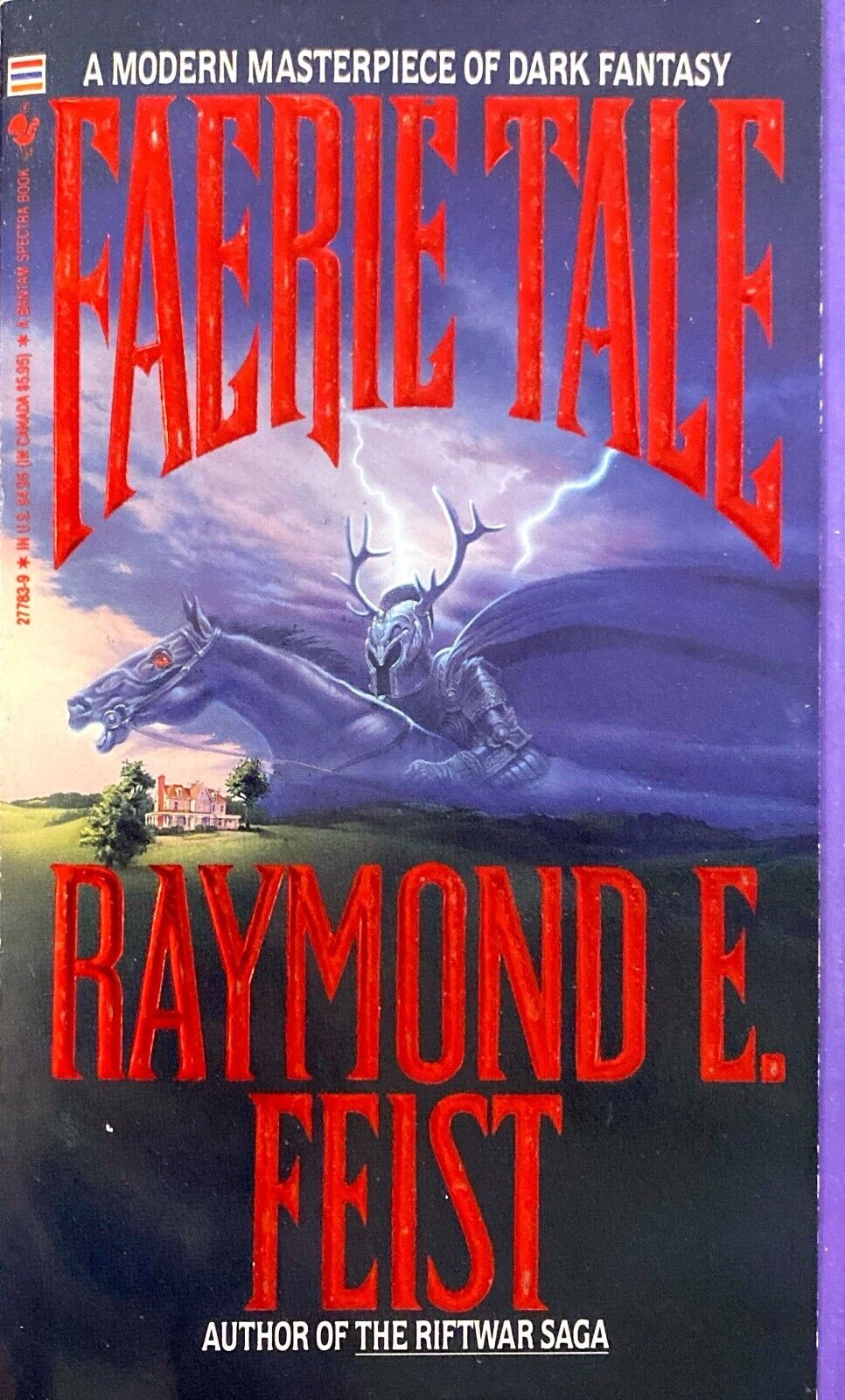 Faerie Tale by Raymond E. Feist 1989 Bantam Spectra Paperback