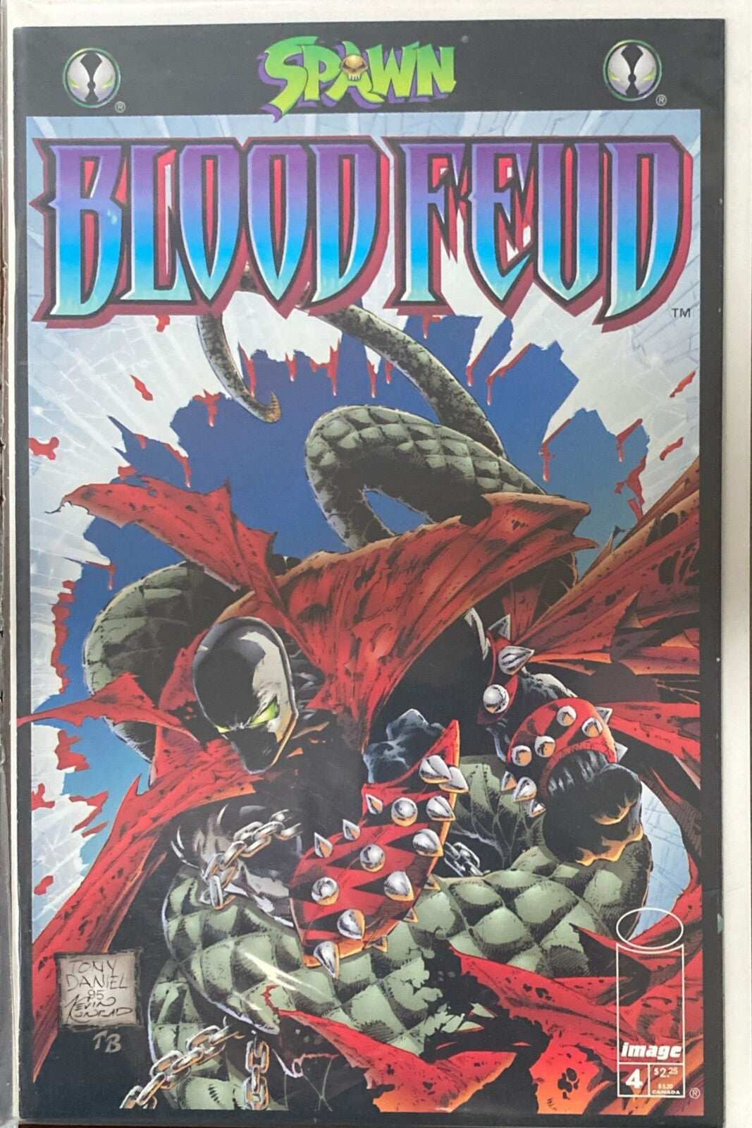 Image Comics Spawn Blood Feud #1-4 Modern Age 1995 Complete