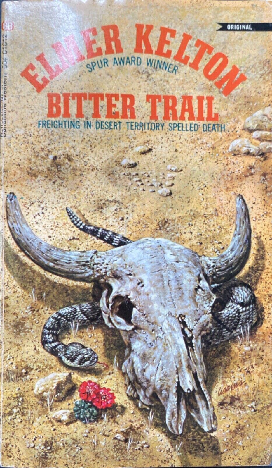 Bitter Trail by Elmore Kelton 1969 Ballantine Paperback