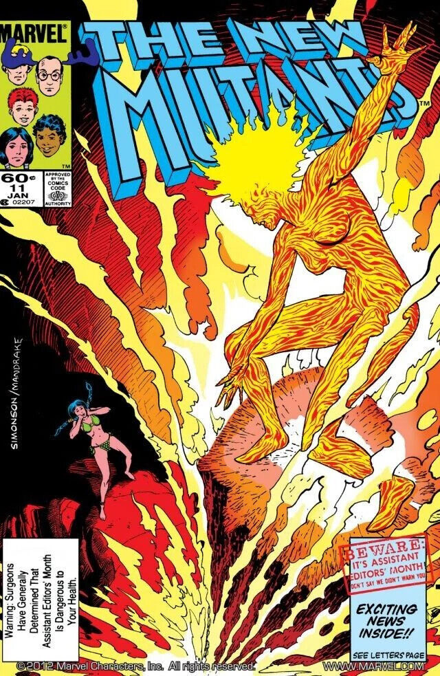 Marvel Comics New Mutants #11 Copper Age 1984