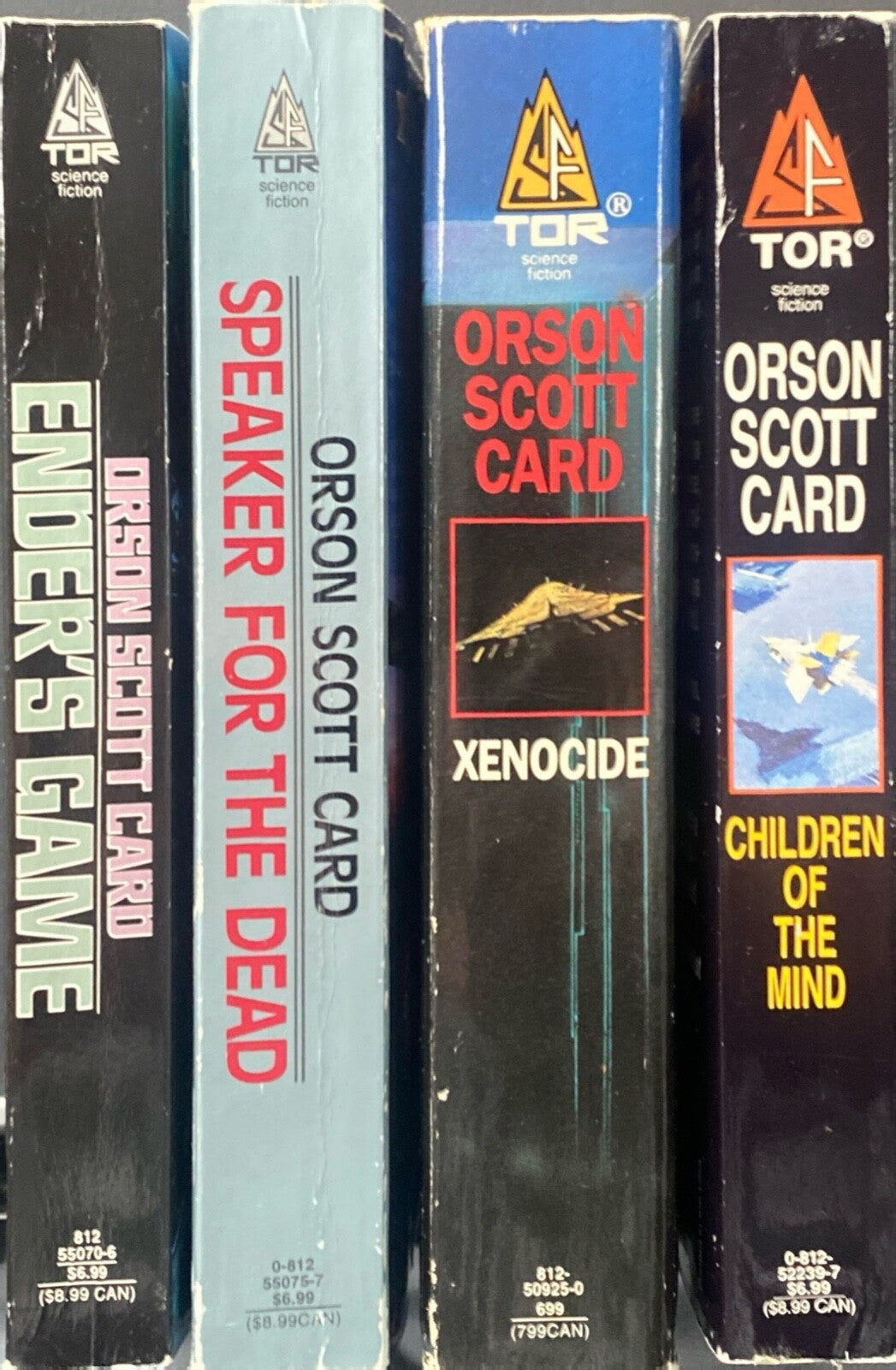 The Ender Quartet by Orson Scott Card 1990s Tor Paperback