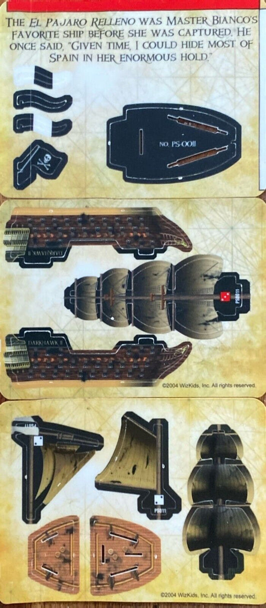 WizKids Pirates CSG of the Spanish Main PS-011 Darkhawk II