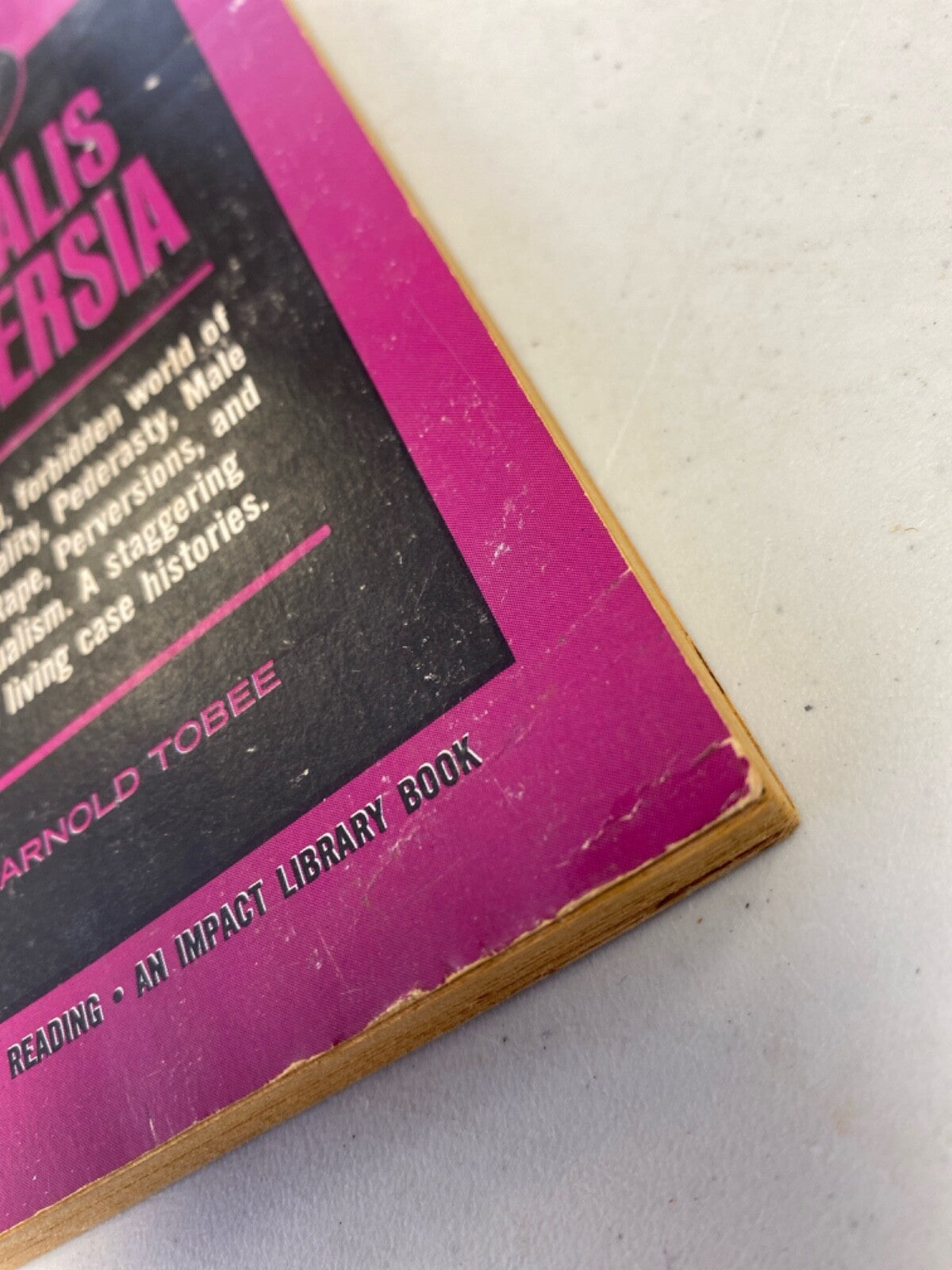Sexualis Perversia by Arnold Tobee 1967 Impact Library IL-230 Paperback