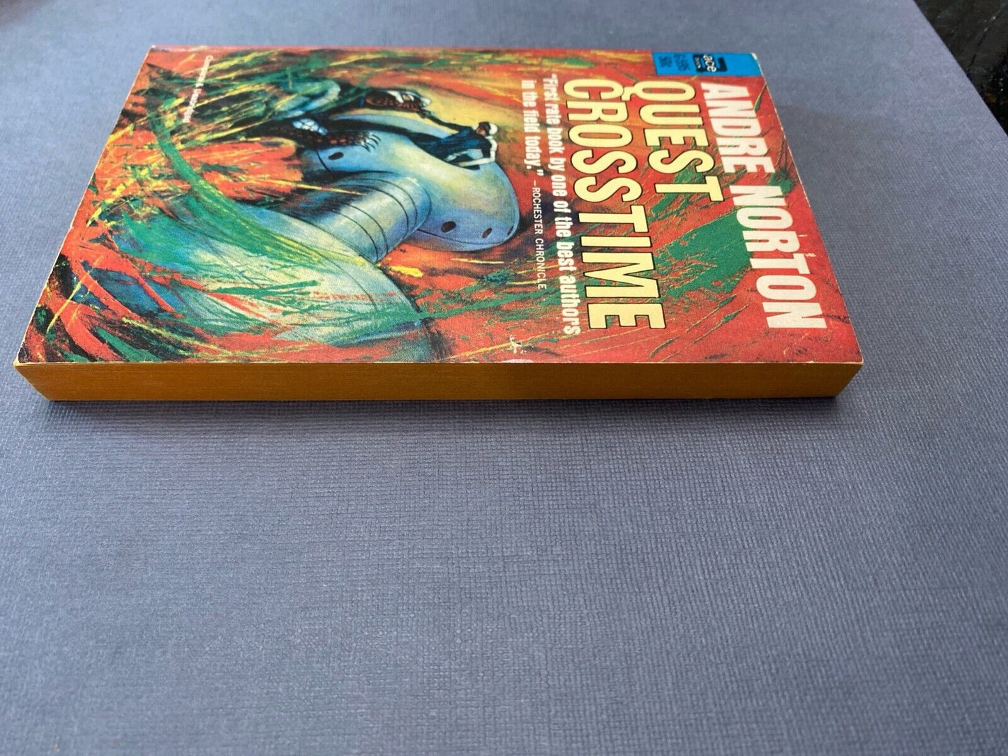 Quest Crosstime by Andre Norton 1965 Ace G-595 Paperback