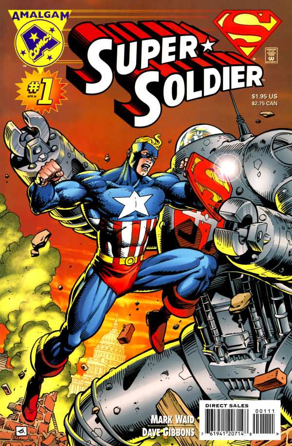 Amalgam Comics Super Soldier #1 1996 Superman Captain America