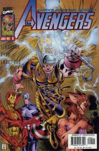 Marvel Comics Avengers #9 Modern Age 1997