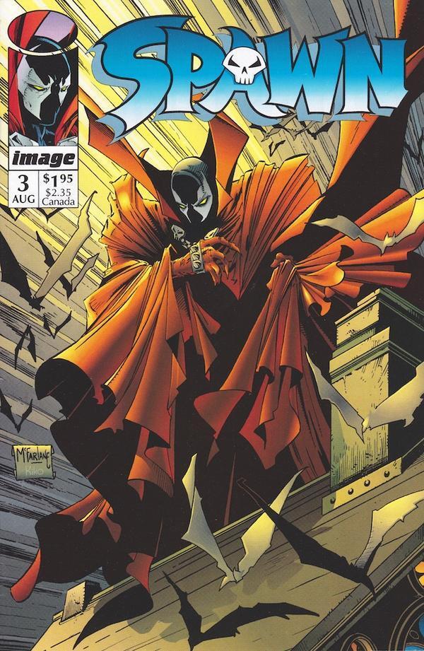 Image Comics Spawn #3 Modern Age 1992 First Appearance Cyan Fitzgerald
