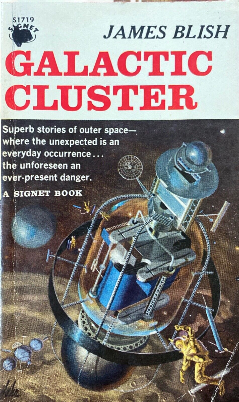 Galactic Cluster by James Blish 1959 Signet S1719 Paperback First